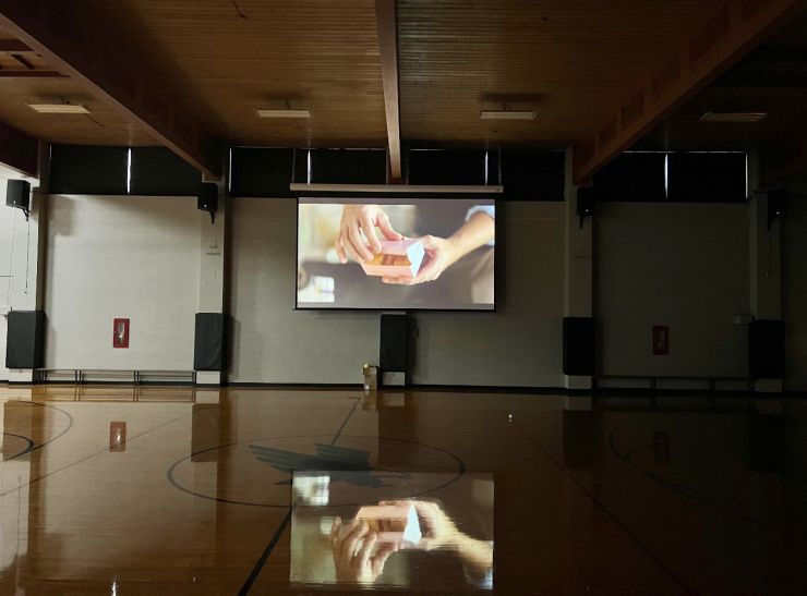 Conference Room with Screen Installation